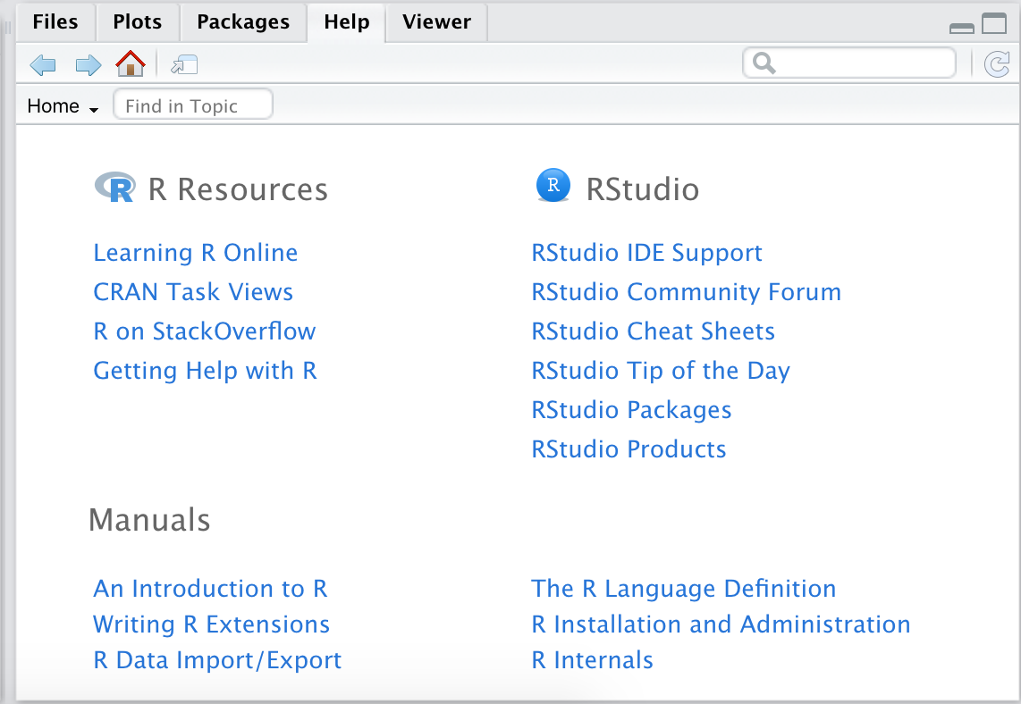 *Help* - R documentation